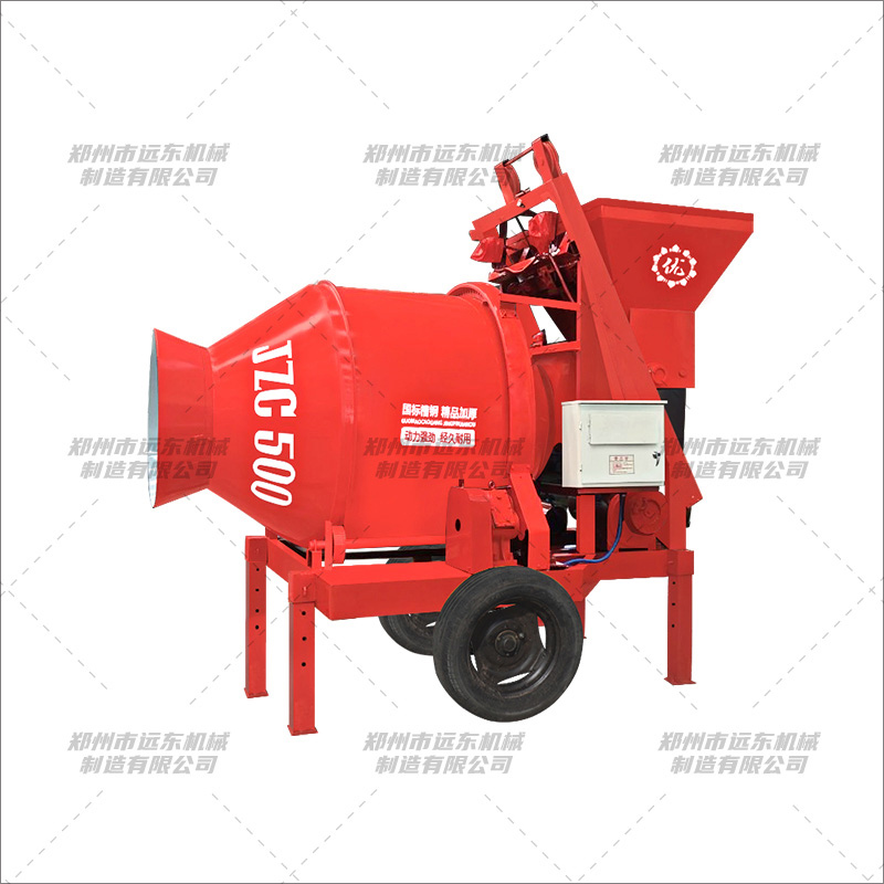 JZC500型全自動爬斗攪拌機(jī)(圖1) JZC500型全自動爬斗攪拌機(jī)(圖1)